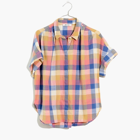 Madewell Tops - Madewell Hilltop Shirt in Rainbow Check